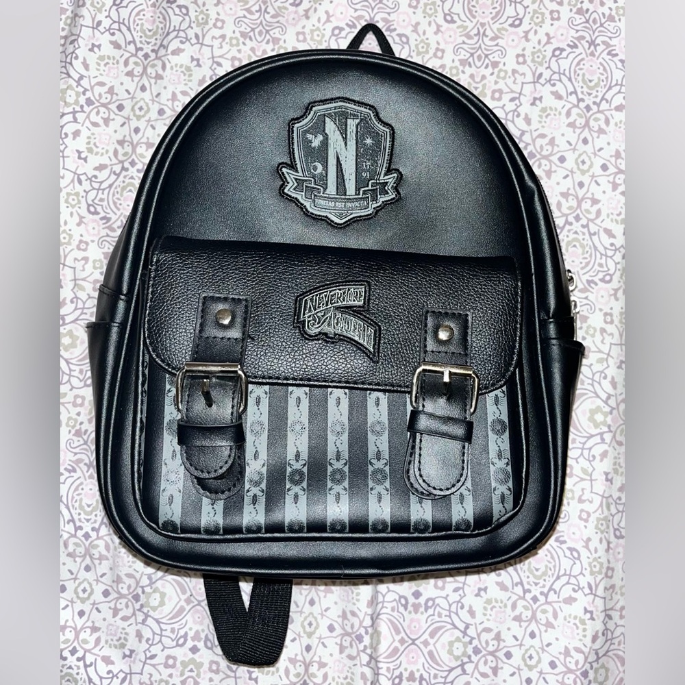 WEDNESDAY Nevermore Academy Backpack 🖤